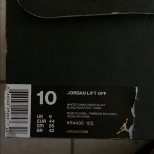 Jordan Lift Off size 10 men